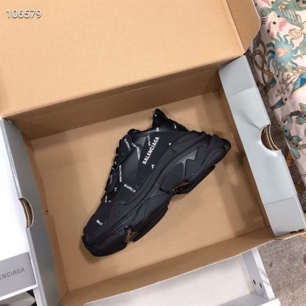 Balenciaga Triple S Trainers Allover Logo - BG008