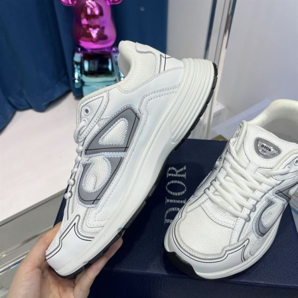 Dior B30 Sneaker White Mesh and Technical Fabric- DR012