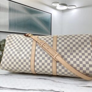 Louis Vuitton Keepall Bandoulière 55 Damier Azur Canvas - LK08