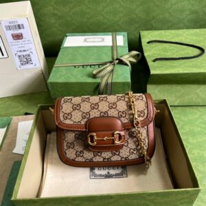 Gucci Horsebit 1955 GG Mini Bag - GB160