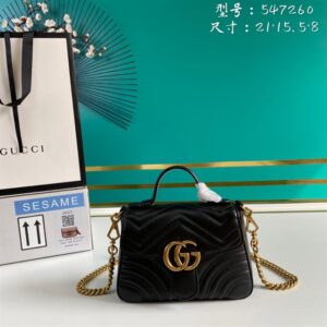 Gucci Marmont mini top Handle Bag - GB127