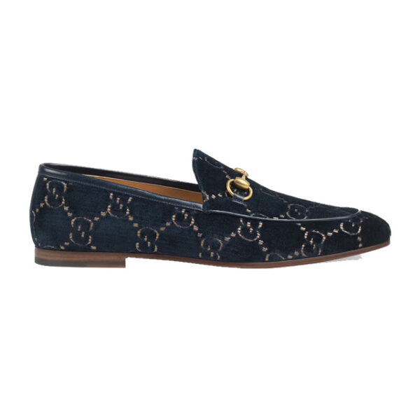 Gucci Men's Jordaan GG Velvet Loafer - LI012 - 1