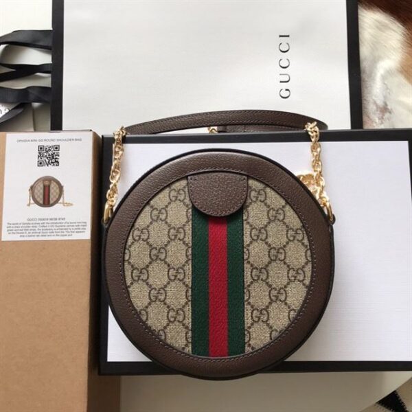 Gucci Ophidia mini GG round shoulder Bag - GB075