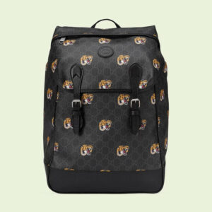 Gucci Medium Backpack With Tiger Print - GP005