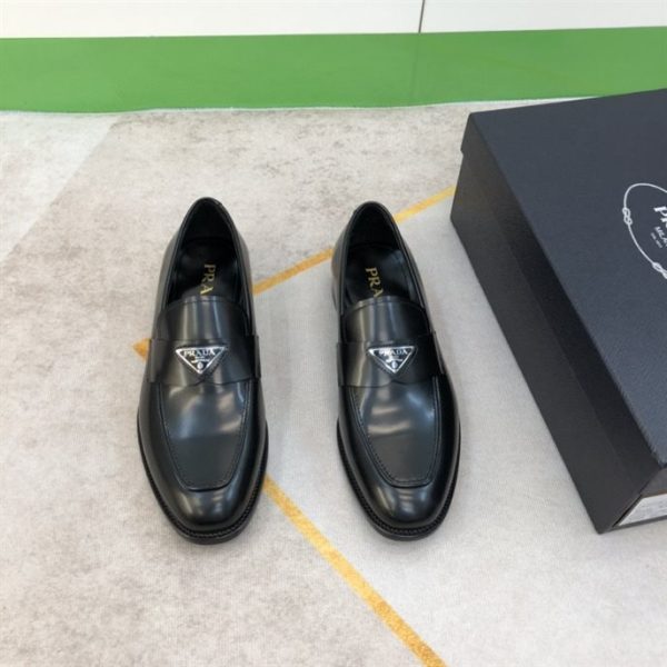 Prada Brushed Leather Loafers - PLD008