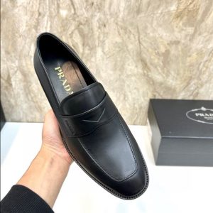 Prada Brushed Leather Loafers - PLD009