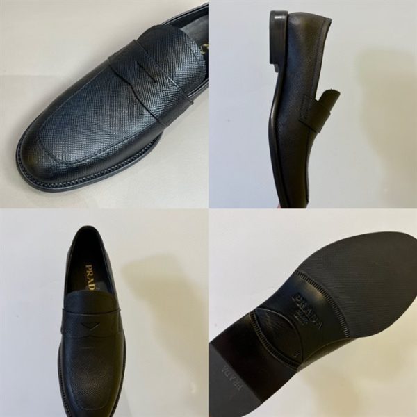 Prada Saffiano Leather Loafers - PLD010