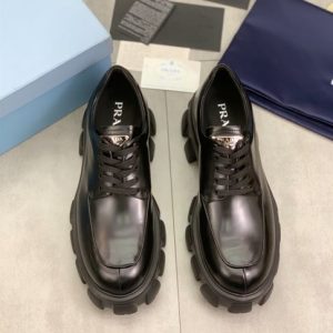 PRADA Leather Lace-up Shoes - PLD013