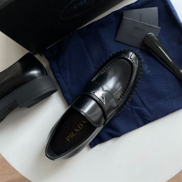 Prada Brushed Leather Loafers - PLD019