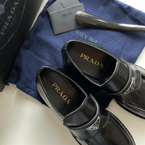 Prada Brushed Leather Loafers - PLD019