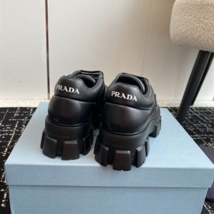 Prada Soft padded nappa leather laced-up shoes - PLD015