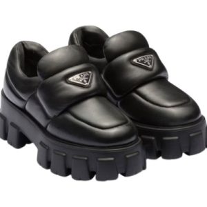 Prada Soft padded nappa leather loafers - PLD016