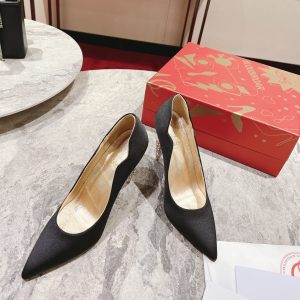 LOUBOUTIN LIPSTRASS SANDALS PUMPS BLACK 4