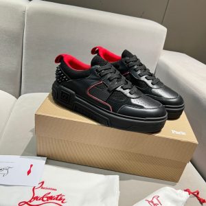 Christian Louboutin Unisex Black Sneaker