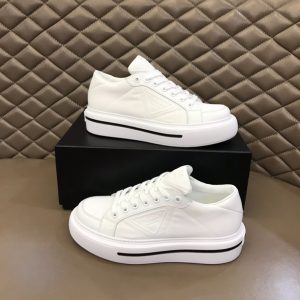 Prada Re Nylon White Sneakers Reps