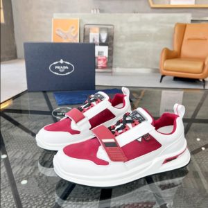 Prada Wrk White Red Sneakers Reps 1