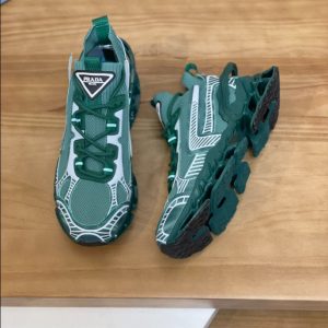 Prada Blade Type Dark Green Sneakers Reps 2