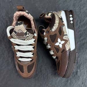 Louis Vuitton Skate Brown Sneaker Reps 4