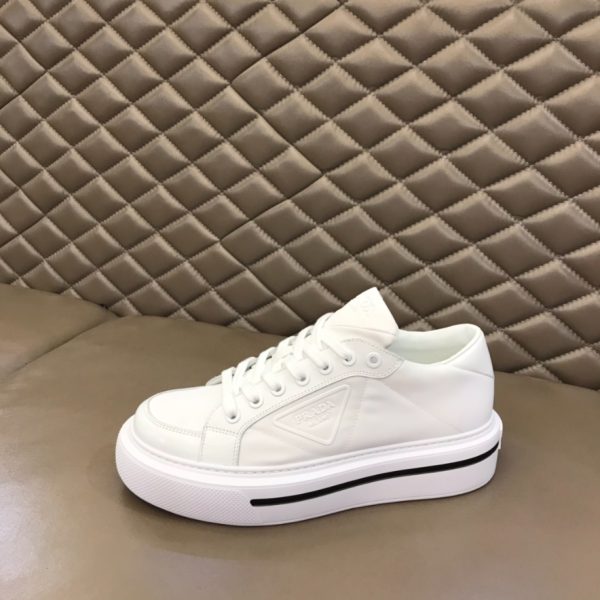 Prada Re Nylon White Sneakers Reps 2