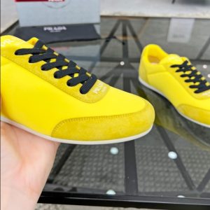 Prada Monaco Snickers Yellow Sneakers Reps 2