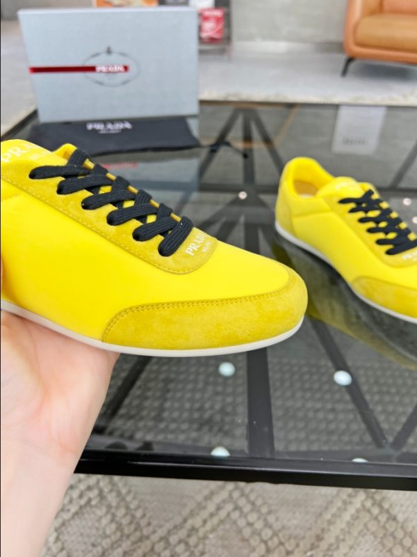 Prada Monaco Snickers Yellow Sneakers Reps 2