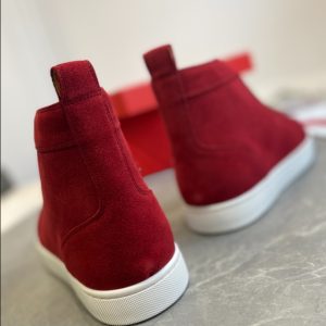 Christian Louboutin Louis High Red Sneaker Reps 1