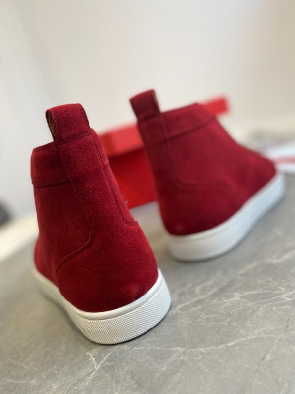 Christian Louboutin Louis High Red Sneaker Reps 1