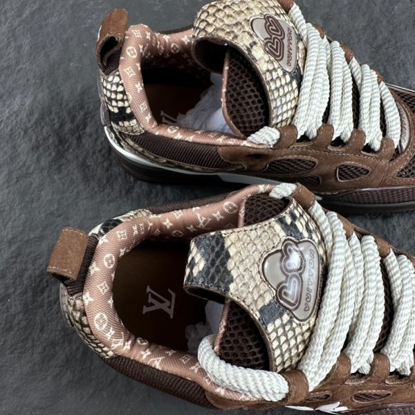 Louis Vuitton Skate Brown Sneaker Reps 3