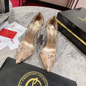 Christian Louboutin Degraqueen Pumps Gold Reps 6