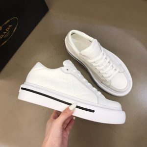 Prada Re Nylon White Sneakers Reps 5