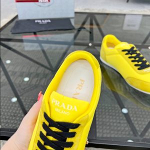 Prada Monaco Snickers Yellow Sneakers Reps 4