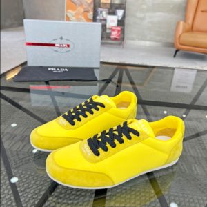 Prada Monaco Snickers Yellow Sneakers Reps 5