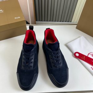 Christian Louboutin Navy Blue Black Sneaker Reps 3