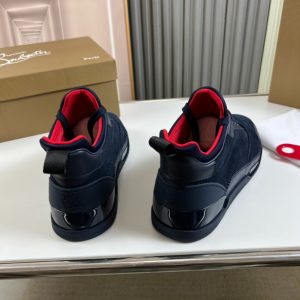 Christian Louboutin Navy Blue Black Sneaker Reps 4