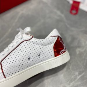 Christian Louboutin Fun Vieira White Red Sneaker Reps 6