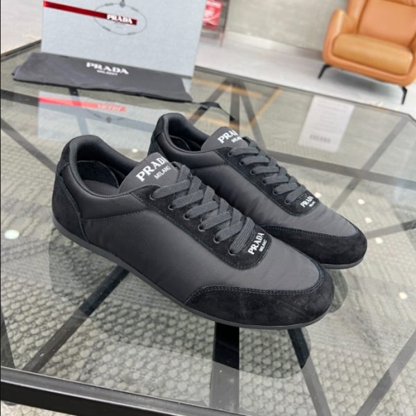 Prada Monaco Snickers Black Sneakers Reps