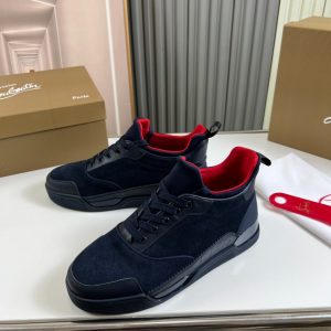 Christian Louboutin Navy Blue Black Sneaker Reps 6