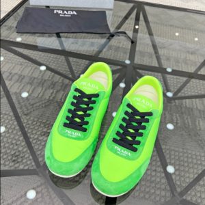 Prada Monaco Snickers Light Green Sneakers Reps 5