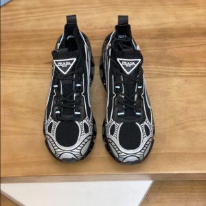 Prada Blade Type Black Red Sneakers Reps 4