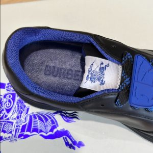 Burberry Black Navy Mid Sneaker Reps 2