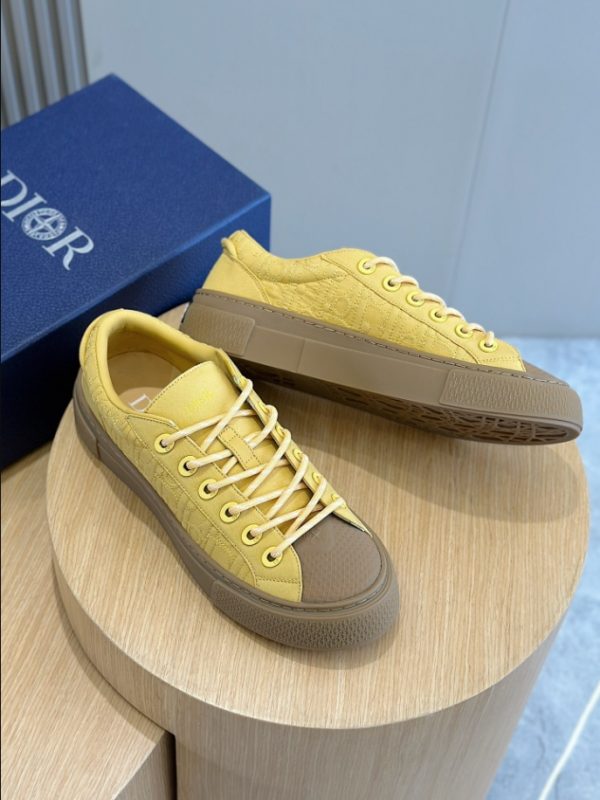 Dior x Stone Island Limited Edition Yellow Sneaker Reps 3