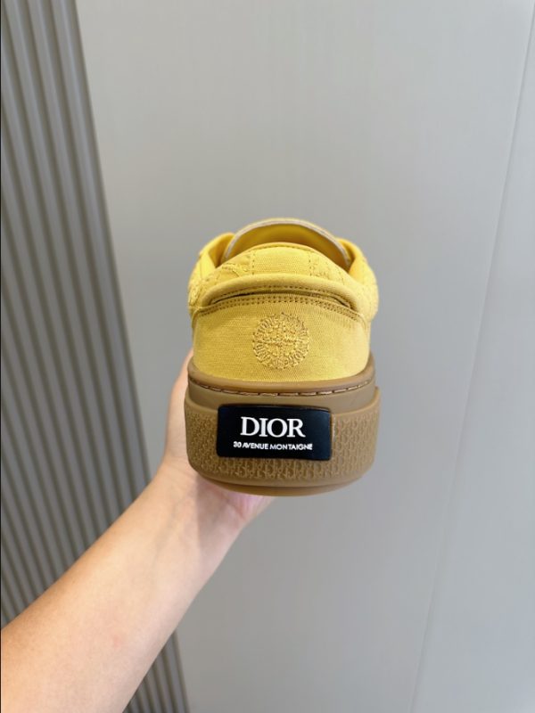 Dior x Stone Island Limited Edition Yellow Sneaker Reps 4