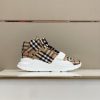 Burberry Vintage Check High-Top Sneaker Reps