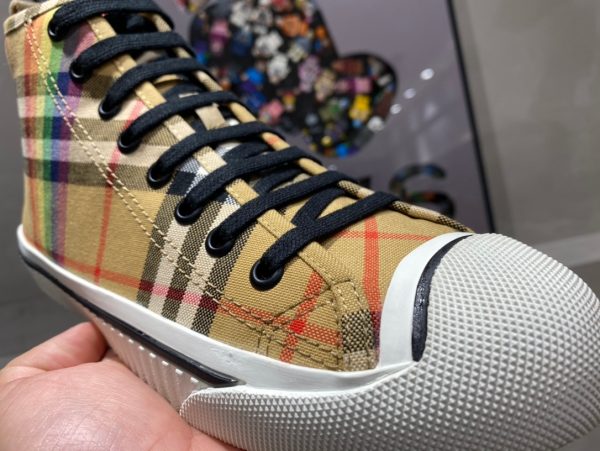 Burberry Rainbow Print High Top Sneaker Reps 2