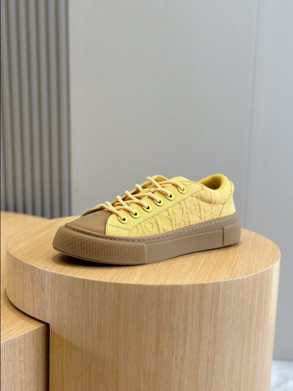 Dior x Stone Island Limited Edition Yellow Sneaker Reps 1