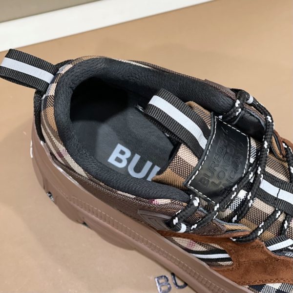 Burberry Birch Brown Check Arthur Sneaker Reps 1