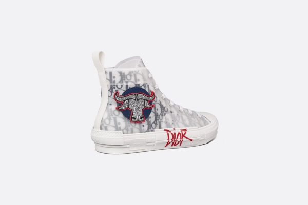 Dior Shawn Stussy x B23 High 'Ox Head Embroidery Patch' Sneaker Reps 2