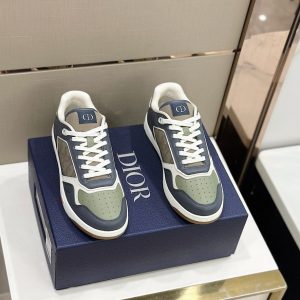 Dior B27 Low Deep Gray Brown Sneaker Reps 1