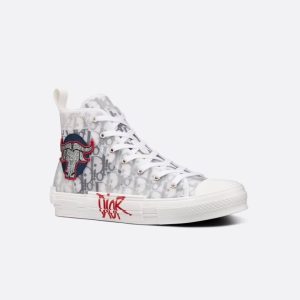 Dior Shawn Stussy x B23 High 'Ox Head Embroidery Patch' Sneaker Reps 1