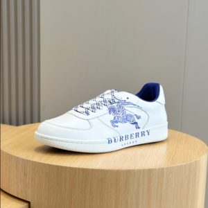 Burberry White Blue Low Sneaker Reps 2